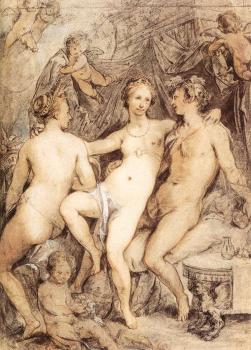 亨德裡尅 格玆烏斯 Venus between Ceres and Bacchus 亨德裡尅 格玆烏斯 Venus between Ceres and Bacchus